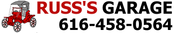 russ's garage logo - image